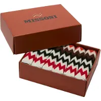 Missoni Gesichtshandtuch Best Red Multicolor (Set von 6 Stück)