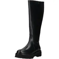 Lazamani Stiefel Damen Schwarz Leder