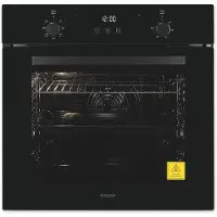 Exquisit Einbaubackofen EBE278-U-020 schwarz | Energieeffizienzklasse A | 75,6 l Garraum | Einbaubackofen 60 cm