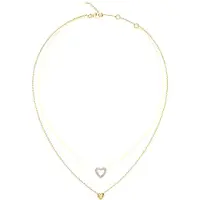 GUESS Beloved Two Hearts Halskette