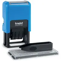 Trodat Datumstempel Printy 4.0 4750 Typo Set, blau