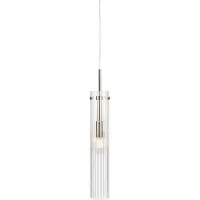 Markslöjd TUBO Pendant 1L Steel/Clear
