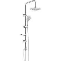 Eisl Duschset DUSCHTRAUM, Regendusche ohne Armatur, Duschsystem, Duschbrause, Dusche Chrom/Weiß
