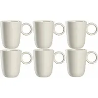 Leonardo Tasse Roma Creme 400 ml (Set von 6)