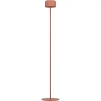 Eglo Solar-LED-Terrassenlampe Roccanova-L orangefarben Höhe 120cm, gelb / orange, Metall, Modern