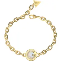 GUESS JUBB05438JWYGS Damen-Armband G Coin Goldfarben S