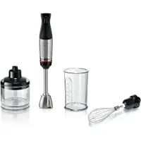 Bosch Serie 6 MSM6M621 Stabmixer, 0,5 l, 1000 W, Schwarz, Edelstahl