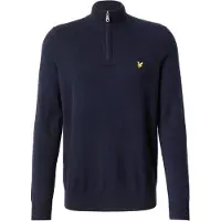 Lyle & Scott Pullover Cotton Merino Quarter Zip Herren Dark Navy-S