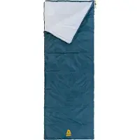 Abbey camp Schlafsack - Deckenmodell - Blau/hellgrau - 220 x 82 cm (21nx -blg)