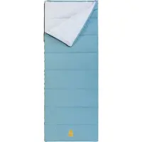 Abbey camp Camp Slaapzak Envelop - Brussels-08 - Lichtblauw/Lichtgrijs - 210 x 80 cm