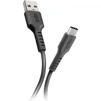 SBS TECABLEMICROC10K, 1 m, USB A, USB C, USB 2.0, 0,48 Gbit/s, Schwarz