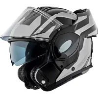 Bogotto FS-X600 Vyda Klapphelm, schwarz/grau, S (55/56)