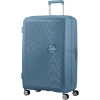 American Tourister Soundbox Spinner 77 Expandable stone blue