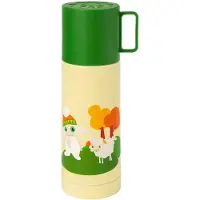 Blafre Isolierflasche Ausflug des kleinen Kaninchens, Grün