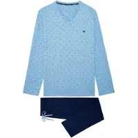 Hom Pyjama Walter | Grösse: L | Farbe: Blau