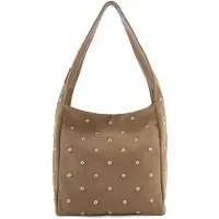 Fredsbruder Endless Beads Schultertasche Leder 39 cm