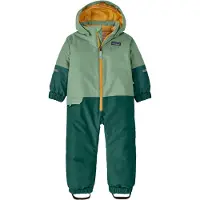 Patagonia - Warmer Overall - Baby Snow Pile One-Piece Ellwood Green - Kindergröße 12 Monate - Grün