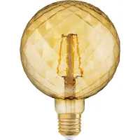 Ledvance LED Filament Lampe ersetzt 40W E27 Globe - G125 4W 470lm 2400K Einerpack