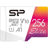 Silicon Power | microSDHC UHS-I-Speicherkarte | Elite | 256 GB | microSDHC/SDXC | Flash-Speicher der Klasse 10