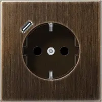 JUNG ME1520-18CAT SCHUKO-Steckdose m.USB