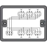 Wago 899-631/395-000 Verteilerbox Verteilung Wechselstrom (230 V)