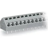 Wago 236-412/000-009/999-950 Leiterplattenklemme,2,5 mm2,Rastermaß 5/5,08 mm,lichtgrau 236412000009999950 - 20 Stück