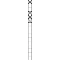 Siedle S. & Soehne Kommunikations-Stele anthrazitgrau KS 616-1/3 AG