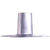 Helios HELI FDP 125 Alu-Dachpfanne für Flachdach DN 125 mm zu Dachhaube DH 125