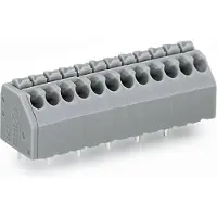 Wago 250-219 Leiterplattenklemme,Drücker,1,5 mm2,grau 250219 - 15 Stück
