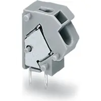Wago 254-853 Anreihbare Leiterplattenklemme,2,5 mm2,Rastermaß 7,5/7,62 mm,lichtgrau 254853 - 100 Stück