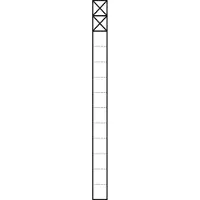 Siedle S. & Soehne Kommunikations-Stele 1,3m dgr/gli 2Mod KS 613-2 DG