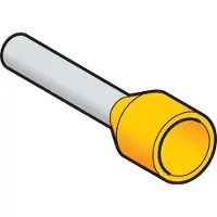 Schneider Electric DZ5CE005L6, Aderendhülse, Gerade, Weiß, Kupfer, Kunststoff, 0,5 mm², REACh, RoHS
