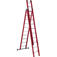 Cimco CIM 146212 Steh-u.Schiebeleiter m.3x12