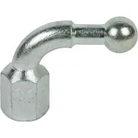Dehn Feste Kugelspitze D25mm gewinkelt 90 Grad mit M16 Innengewinde - 757600