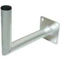 S-Conn S/CONN maximum connectivity SAT-Antennen-Wandhalter, ALU, 350 mm x 250 mm, Rohr 50 x 2,5 mm---mit (89821-T)