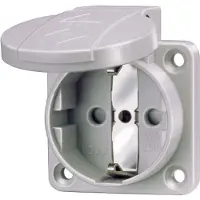MENNEKES MEN 11060 16A2P+E 230V SCHUKO-Anbau-Steckdose grau