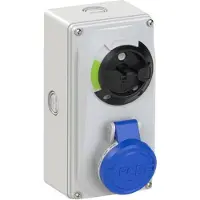 Pce CEE-Steckdose abschaltbar kompakt 16A 3p 6113-6k