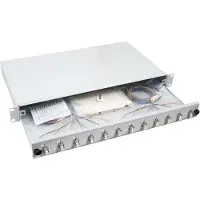EFB Elektronik Spleissbox LC 50/125µ a.OM3 24 Pigtails / 12 Kuppl.
