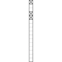 Siedle S. & Soehne Kommunikations-Stele anthrazitgrau KS 616-1/2 AG