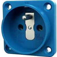 MENNEKES MEN 11611 Schuko-Anbausteckdose 16A 230V 2-polig+E blau