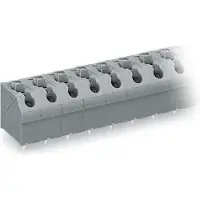 Wago 250-604/000-006 Klemmenleiste mit Betätigungsdrückern 1 Lötstift/Pol in Rei