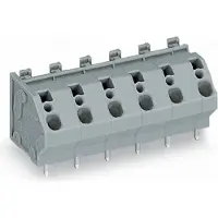 Wago 745-212 Leiterplattenklemme,4 mm2,Rastermaß 10 mm,grau 745212 - 20 Stück