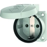 MENNEKES Anbaudose SCHUKO, 16A2p+E, 230V, IP54,GR AM11330