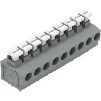 Wago 235-409/331-000 Leiterplattenklemme,Drücker,1,5 mm2,grau 235409331000 - 25 Stück