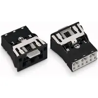 Wago 770-713/007-000 Snap-In-Stecker,mit PE-Direktkontakt,3-polig,schwarz 770713007000 - 100 Stück