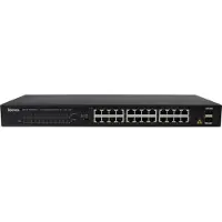Televes Unmanaged L2 Switch 24xGbE PoE+, 2xSFP, 19 Zoll, Metallgehäuse