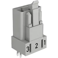 Wago 890-853 Stecker für Leiterplatten,gerade,3-polig,grau 890853 - 100 Stück
