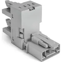 Wago 890-1783 h-Verteiler 1 x Stecker / 2 x Buchse 4-polig, pink