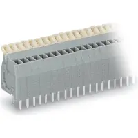 Wago 234-236 Leiterplattenklemme,Drücker,0,5 mm2,grau 234236 - 10 Stück