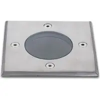 ISOLED Bodeneinbaustrahler für GU10 Spots, eckig, IP67